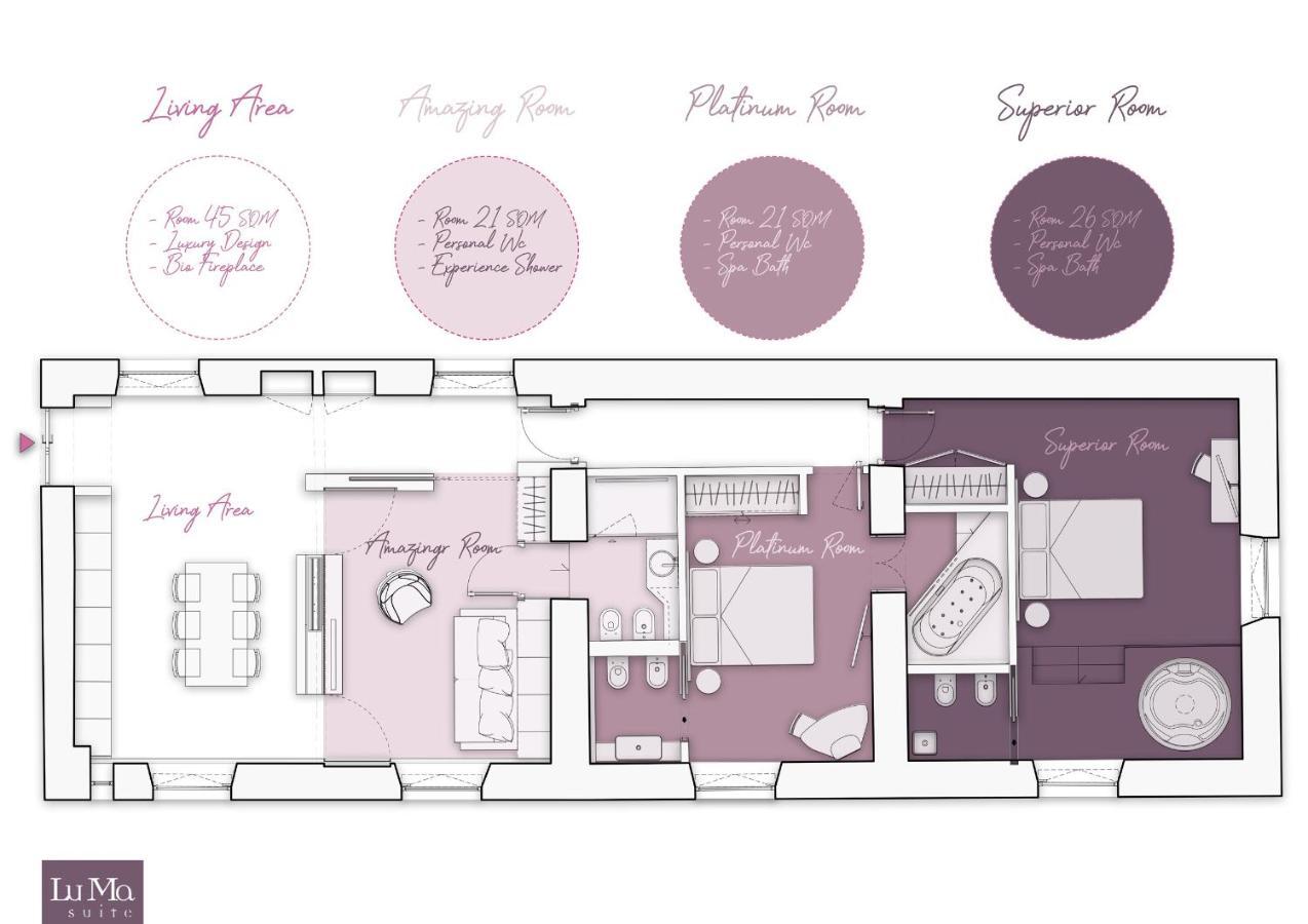 Luma Suite Via Veneto - Your Luxury Style 29 로마 외부 사진